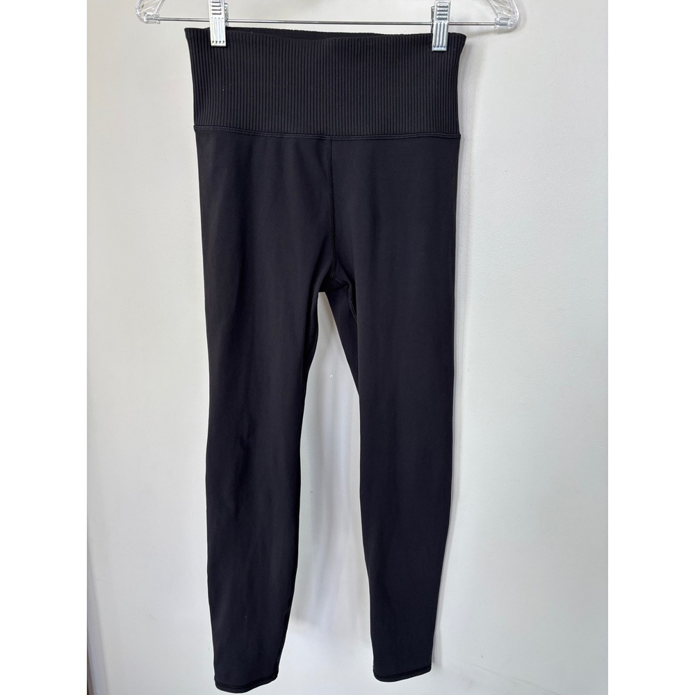 Vuori Studio‎ Pocket Leggings Black High Rise Ribbed Waistband Women's XS